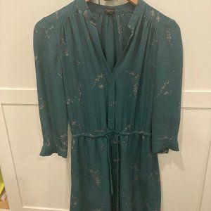 Silk Aritzia Shirt Dress